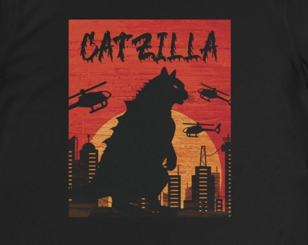 CATZILLA Short Sleeve T-shirt in Black