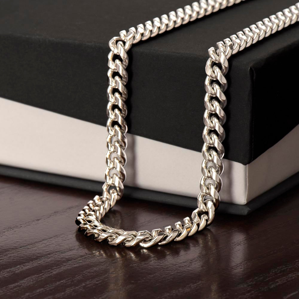 Classic Cuban Link Chain Necklace: Perfect Gift for Birthdays & Holidays – Adjustable, Stylish, and Timeless - Eshaarya